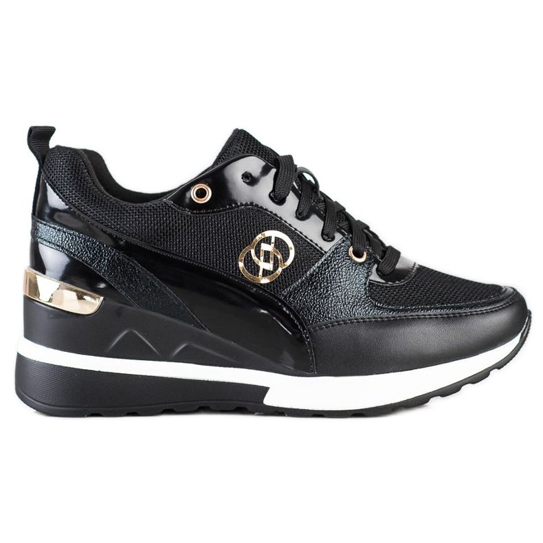 Evento Muodikkaat kiilamaiset lenkkarit musta