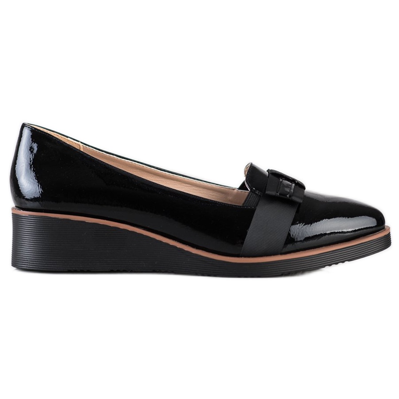 W. Potocki Kengät koristeellisella nauhalla musta