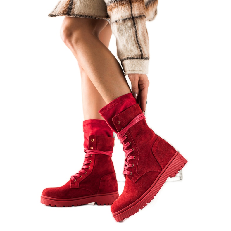 ARTIKER Korkean nahan työntekijät punainen