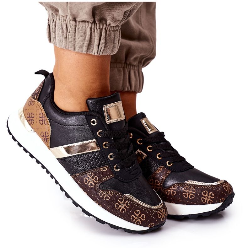 Urheilukengät Tennarit Musta Seuraava ruskea