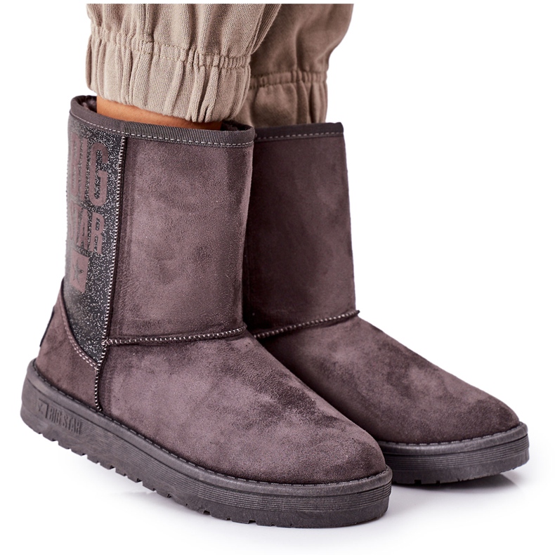 Lumisaappaat Big Star EE274417 Szare harmaa