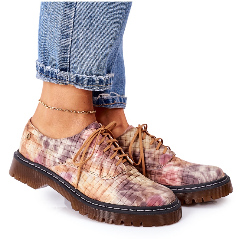 Naisten Oxfords-nahkakengät Maciejka 04087-46 Monivärinen