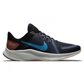 Nike Quest 4 M DA1105-400 juoksukenkä tummansininen