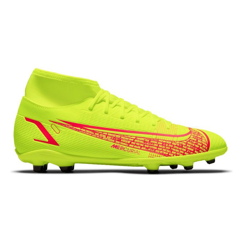 Nike Mercurial Superfly 8 Club Mg M CV0852-760 jalkapallokengät keltainen keltaiset