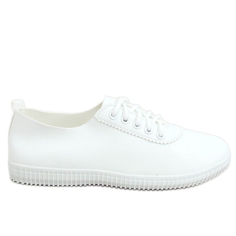 Valkoiset naisten lenkkarit JF-873 Valkoinen