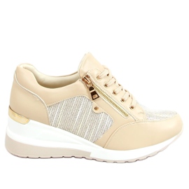 Beige Wedge lenkkarit Y9521 Nude