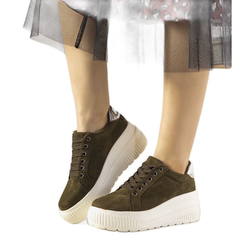 Rapterin vihreät korkokengät