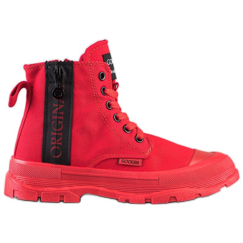 Goodin Alkuperäiset korkeat lenkkarit punainen