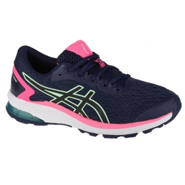 Asics GT-1000 9 Gs Jr 1014A150-400 tummansininen vaaleanpunainen