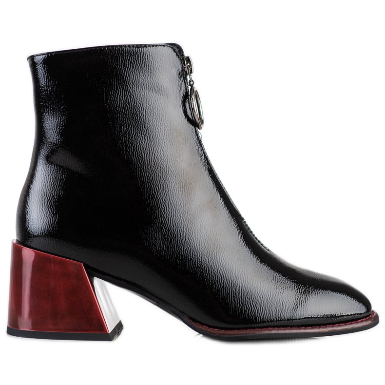 Filippo Tyylikkäät saappaat vetoketjulla musta