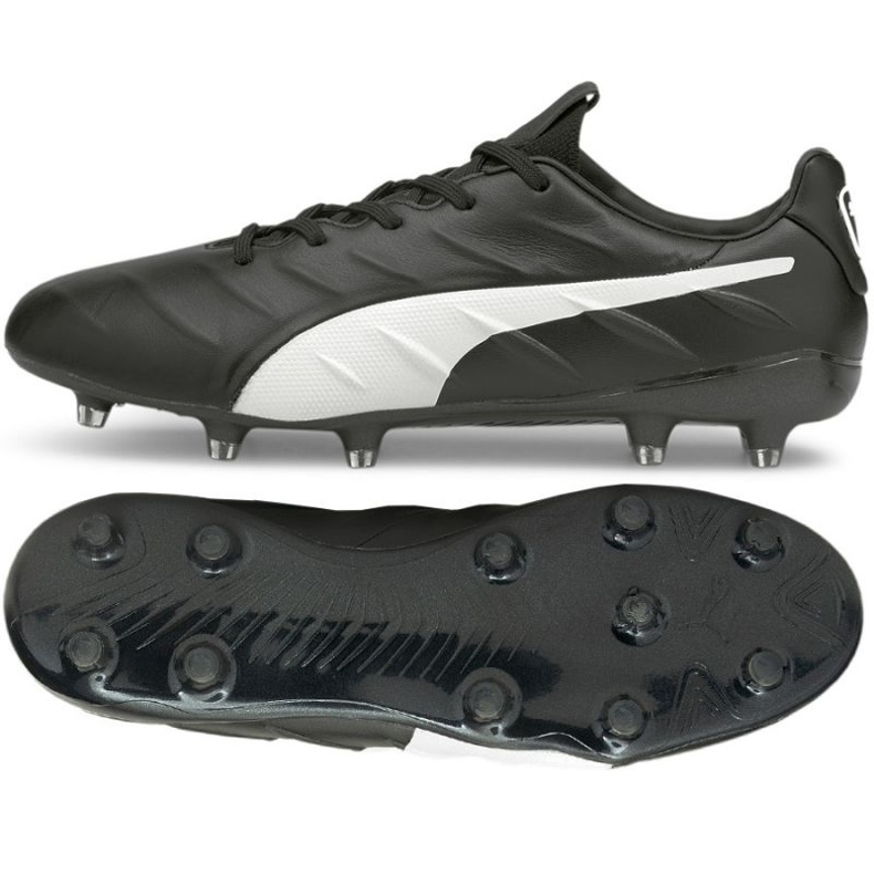 Puma King Platinum 21 FG/AG 106478 01 jalkapallokengät musta musta