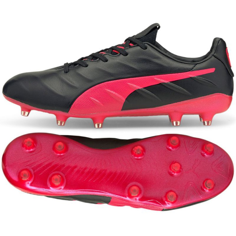 Puma King Platinum 21 FG / AG M 106478 02 jalkapallokengät musta musta