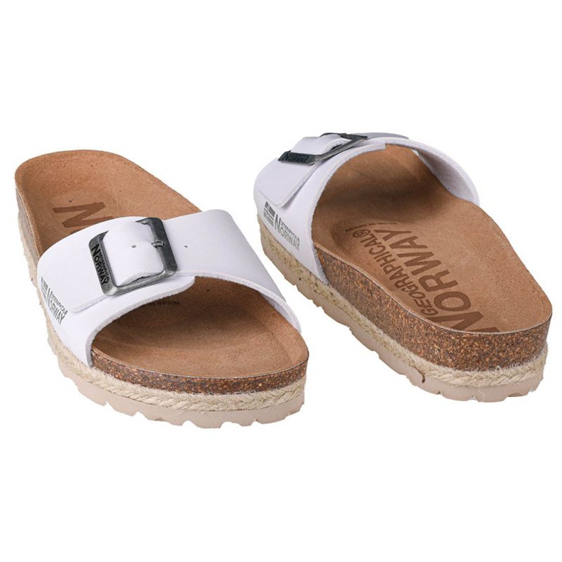 Geographical Norway Tossut Geographic Norway Sandalias Bios Pala Hebilla W GNW20419-17 valkoinen