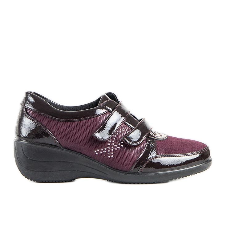 Maroon matalat kiilat Tiffy punainen