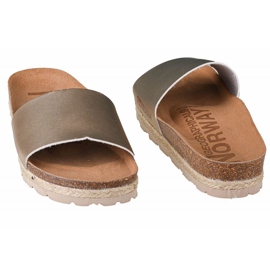 Geographical Norway Maantieteellinen Norja Sandalias Baja Verano varvastossut W GNW20406-27 kultainen