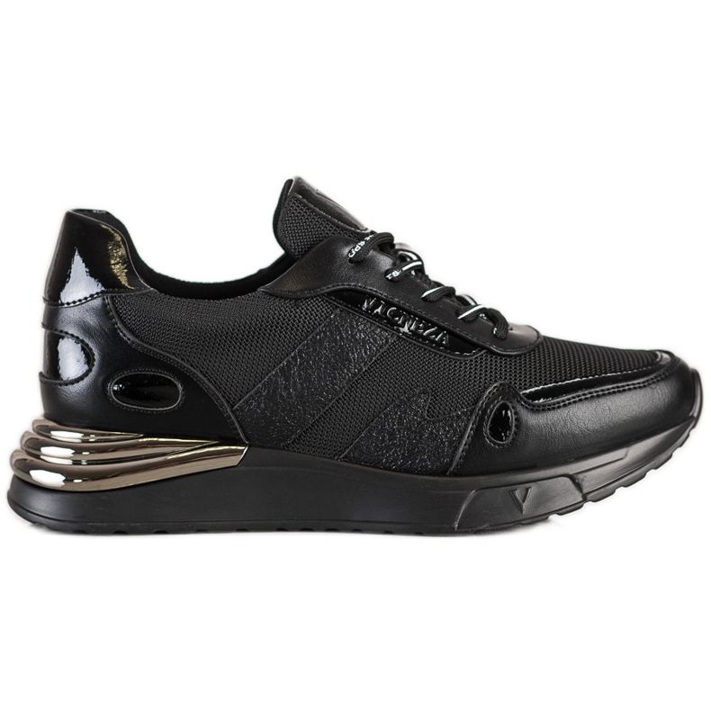 VINCEZA Glitter Tennarit musta