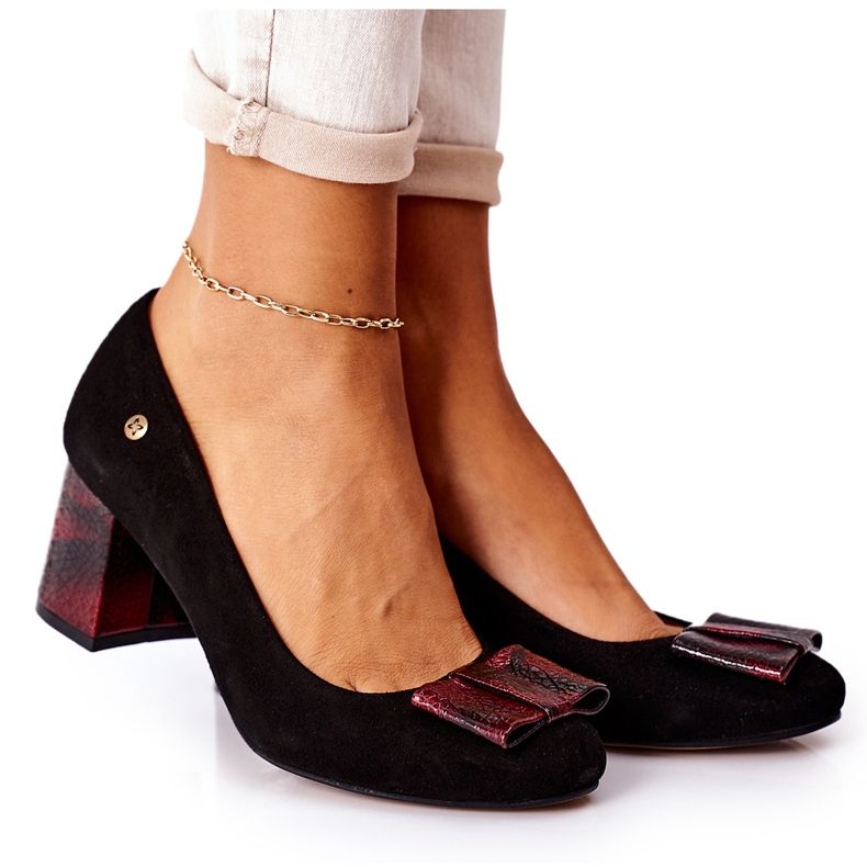 Naisten Avokkaat Maciejka Suede Musta 3356A-20 / 00-1