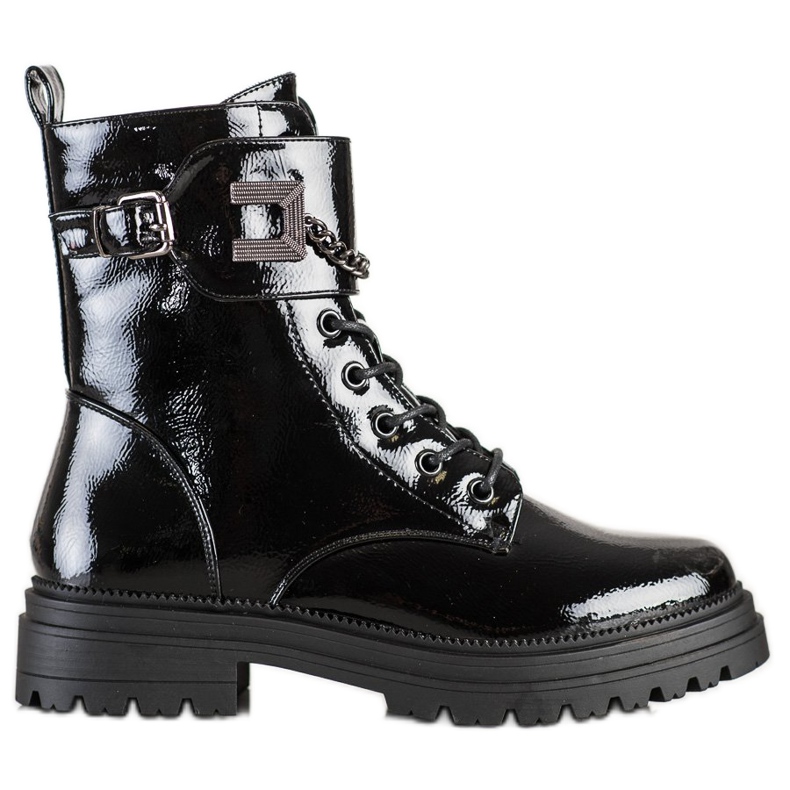 S. BARSKI Lakatut työntekijät ketjulla S.BARSKI musta