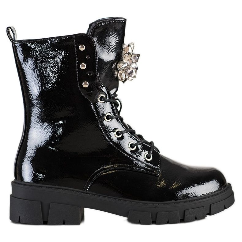 S. BARSKI Työntekijät S.BARSKIN kristallikoristeella musta