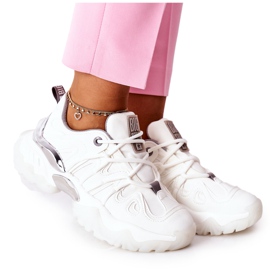 Naisten urheilukengät Memory Foam Big Star II274088 Valkoinen