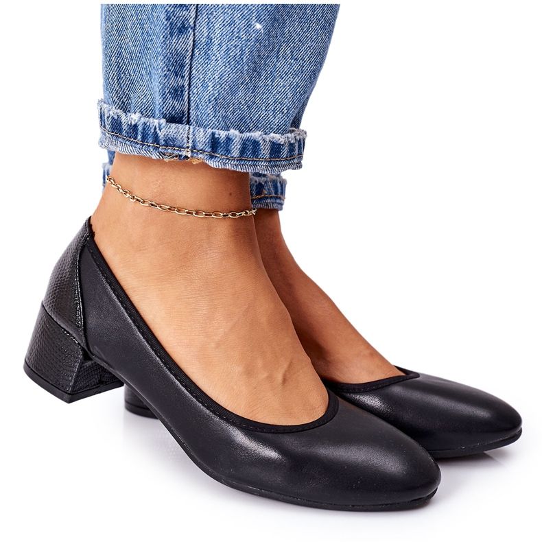 S.Barski Nahkapumput S. Barski 20-L1 Musta