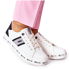 Nahka lenkkarit Big Star II274071 Valkoinen Platform