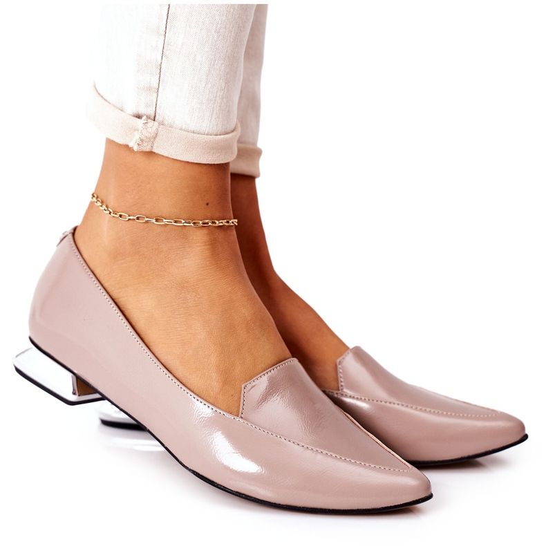 Mokasiinit hopea kantapäässä Laura Messi 2013 Cappuccino monivärinen