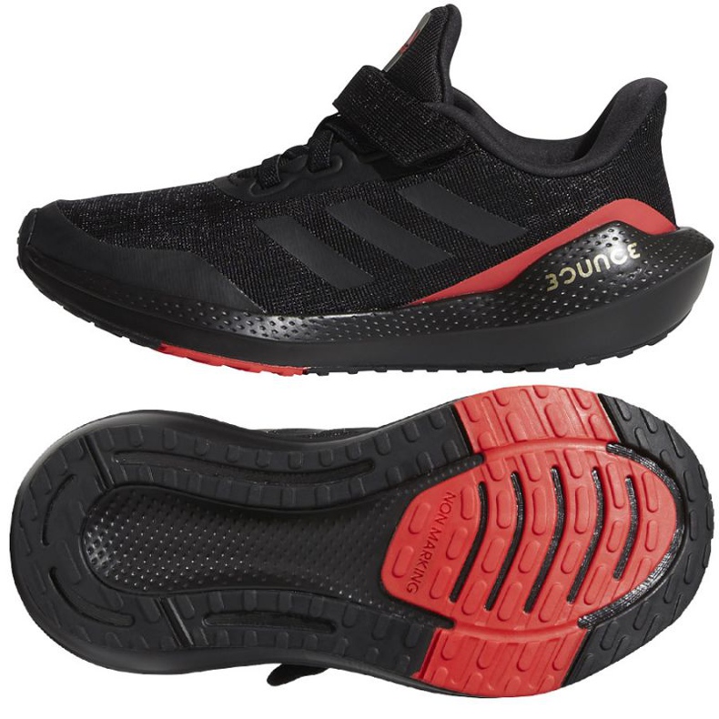 Adidas EQ21 Run El K Jr GZ5399 juoksukengät musta