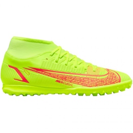 Nike Mercurial Superfly 8 Club Tf M CV0955760 jalkapallokengät keltainen keltaiset