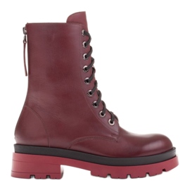 Marco Shoes Giulia-nauhakengät klaretti punainen