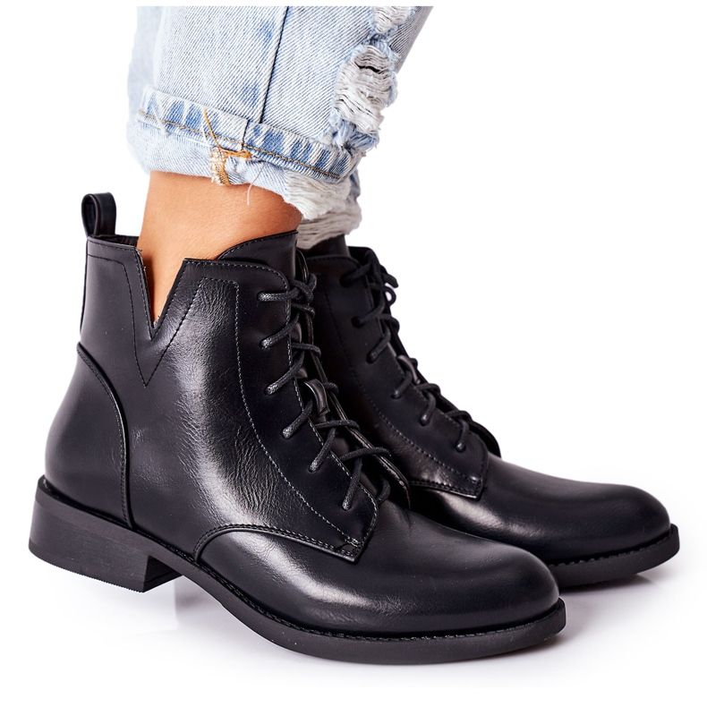 S.Barski Klassiset naisten saapikkaat Jodhpur S. Barski Bello musta