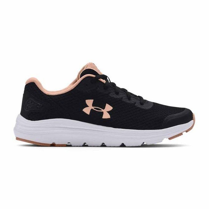 Under Armour Ua W Surge 2 W 3022605-004 kengät musta vaaleanpunainen