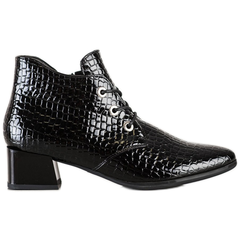 VINCEZA-nauhakengät musta