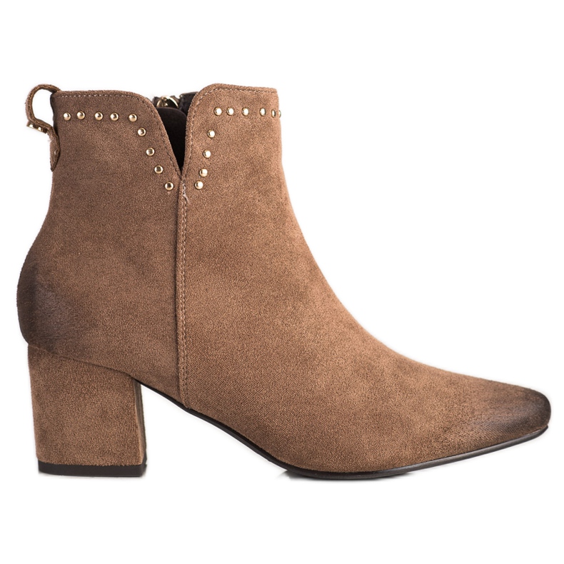 Saappaat matalalla postilla VINCEZA ruskea