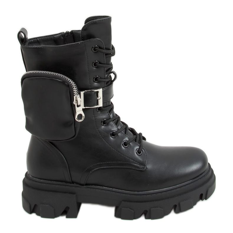 Musta Työntekijät kukkarolla 168-291 Musta