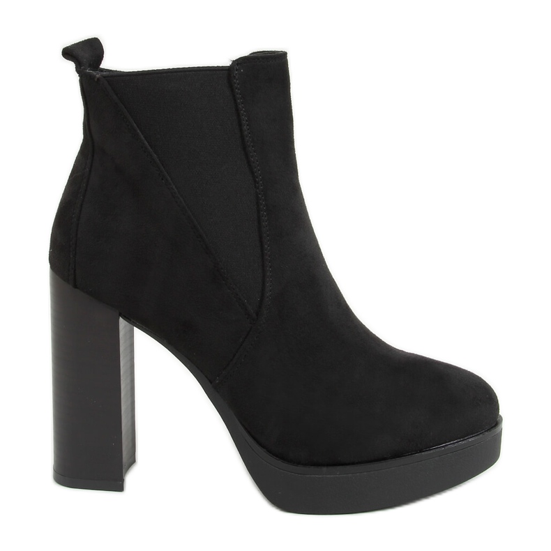 Saappaat postissa ja lavalla musta 9568 musta