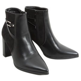 Mustat korkokengät E9306 Musta