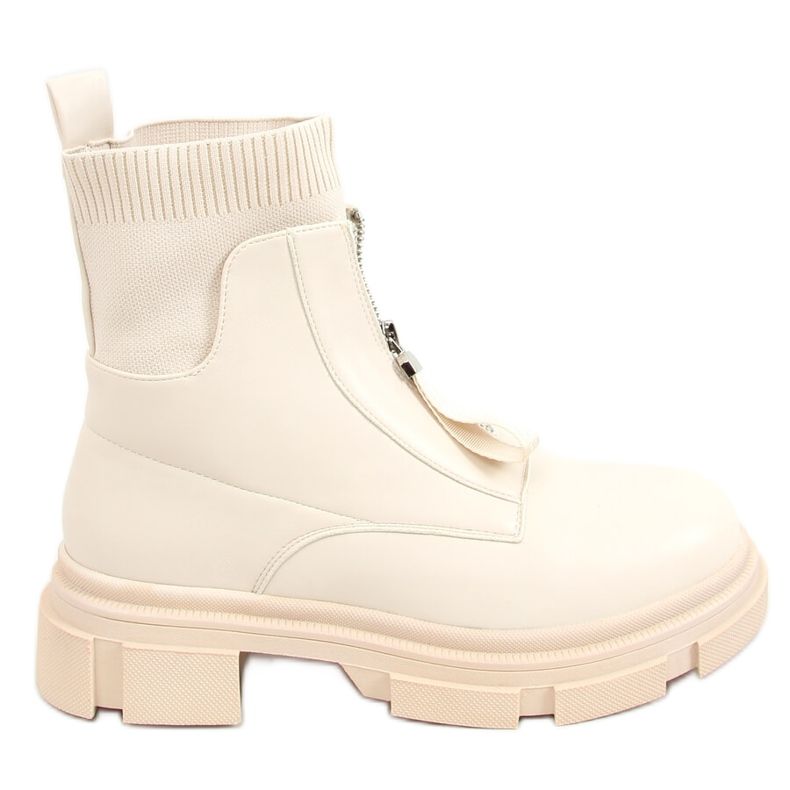 Saappaat, joissa yläosa beige 168-321 Beige