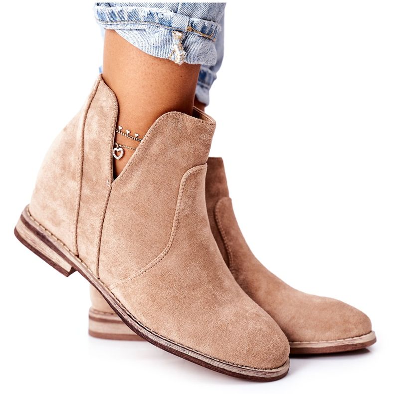 S.Barski Naisten saappaat Wedge S. Barski Joiva Beige