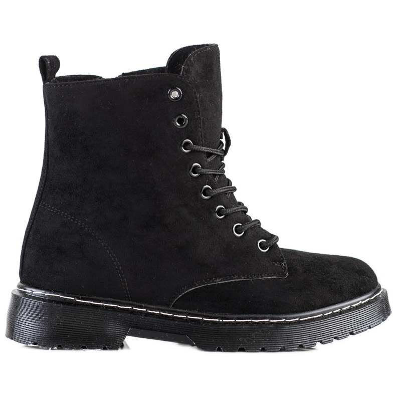 SHELOVET Lämmin mokkanahka musta