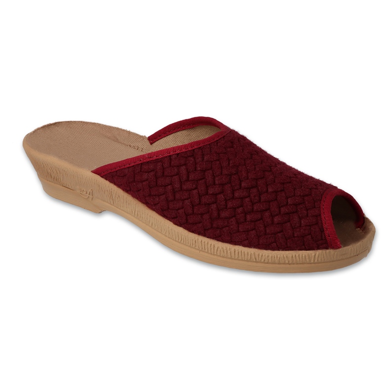 Befadon naisten tossut löysivät PU 581D201 punainen