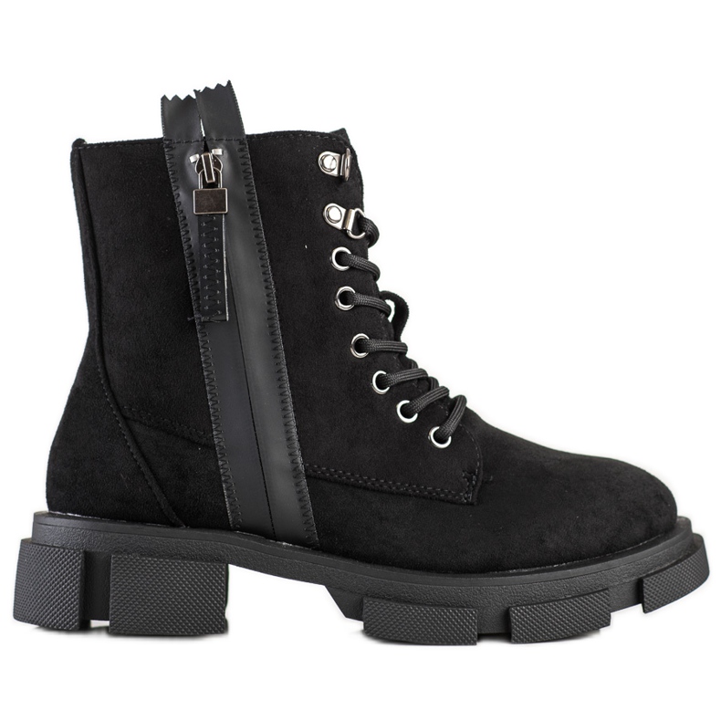 Cm Paris Mustat ankkurit koristeellisella vetoketjulla