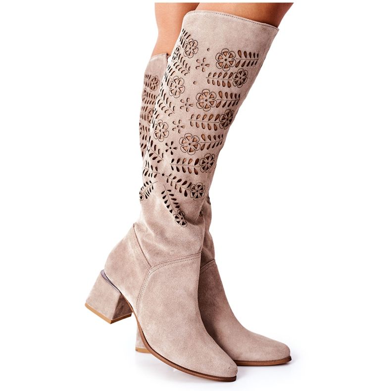 Lewski Shoes Suede Lewski Saappaat Avoimet Ruskea Romena