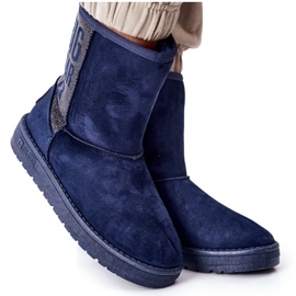Naisten lumikengät Big Star EE274416 Navy blue tummansininen