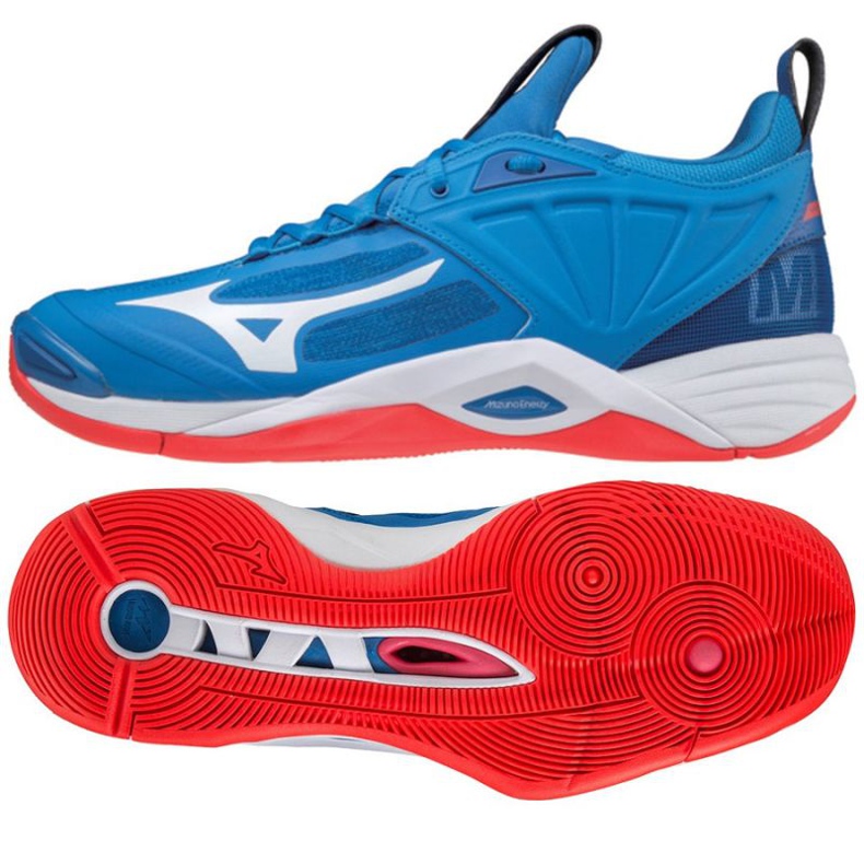 Mizuno Wave Momentum Ii M V1GA211224 -lentopallokengät sininen sininen