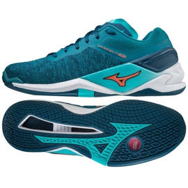 Mizuno Wave Stealth Neo M X1GA200084 kengät sininen sininen