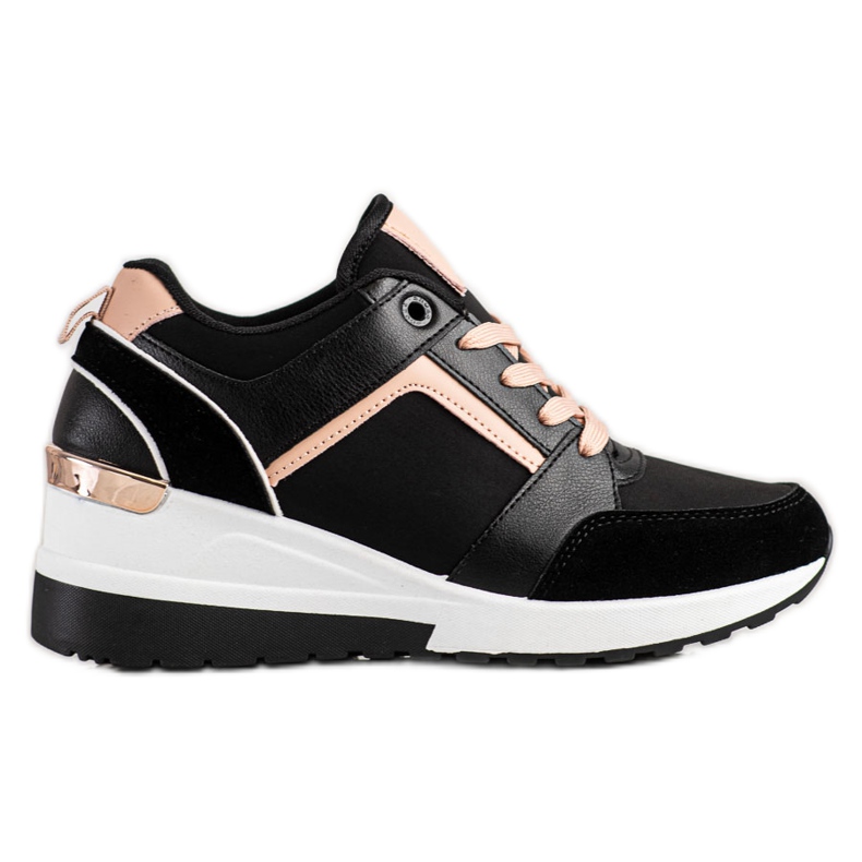 SHELOVET Wedge Tennarit musta