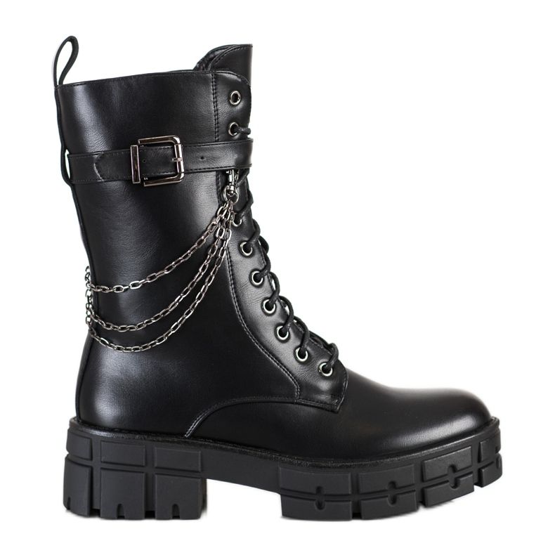 Seastar Korkeat työntekijät ketjulla musta