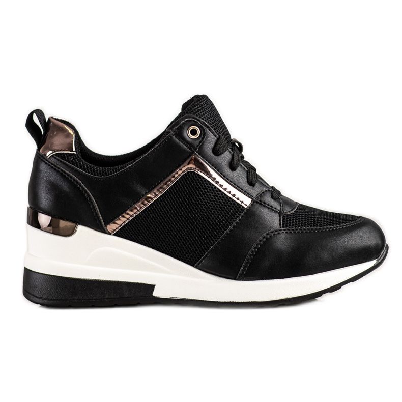 Sweet Shoes Wedge lenkkarit Mesh musta