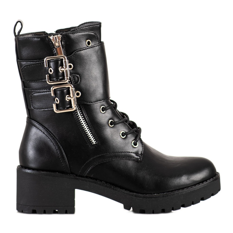 Cm Paris Mustia työntekijöitä soljilla musta